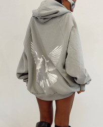 Худи жіночі на флісі оптом INNA