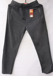 Спортивные штаны мужские на флисе (gray) оптом 64058217 CS401-5