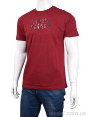 Футболка, Мир оптом 3707-0072-3 bordo
