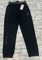Спортивные штаны мужские (черный) оптом 52846091 01-2