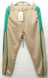 Спортивные штаны женские БАТАЛ на меху оптом 73809216 F71112-16