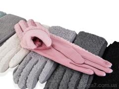 Перчатки, CAP оптом 262-1 (тедді-замша) mix