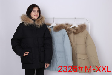 Куртки зимние женские (черный) оптом 05973428 2326-9