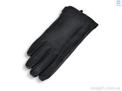 Перчатки, Королева оптом GN06-0533AМ шкіра махра black