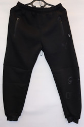 Спортивные штаны юниор на флисе (black) оптом 07126948 10-66