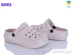 Шлепки, Roks оптом 312 бежевий
