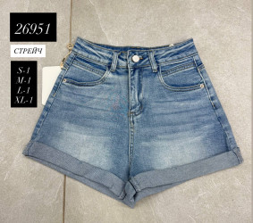 Шорты джинсовые женские оптом 50379842 26951-232
