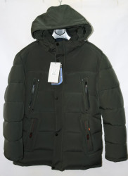 Куртки зимние мужские БАТАЛ (khaki) оптом 46903578 А1-14