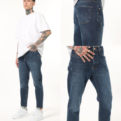Джинси чоловічі I8DENIM оптом THREE BLACK  