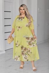 Платья женские БАТАЛ оптом Италия 74803192 2050-67