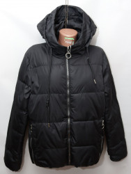 Куртки женские UNIMOCO БАТАЛ (black) оптом 94602738 99999-61