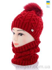 Шапка, Angelica оптом N2-19K red