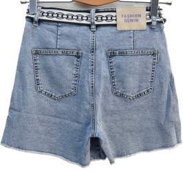 Шорты джинсовые женские DERUN ПОЛУБАТАЛ оптом 89172035 7061-46