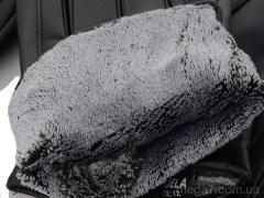 Перчатки, RuBi оптом R203М кожзам-махра black