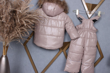 Комбинезоны зимние детские (2-ка) оптом 21964570 45539-22