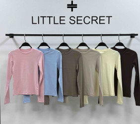 Лонгсліви жіночі (блакитний) оптом Little Secret