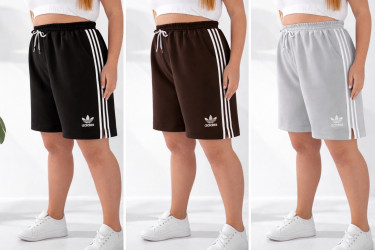 Шорти жіночі БАТАЛ (шоколад) оптом