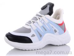 Кроссовки, DeMur оптом F03 grey-blue