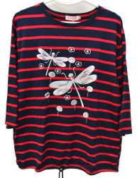 Футболки женские БАТАЛ оптом 97630852 7710-50