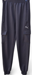 Спортивные штаны мужские  (темно-синий) оптом 54683279 03-15