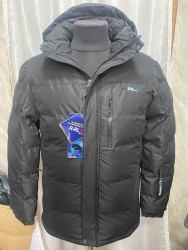 Куртки зимние мужские RLX БАТАЛ (черный) оптом 23840659 9908-2-28