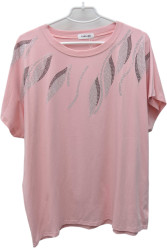 Футболки женские БАТАЛ оптом 71683502 1503-16