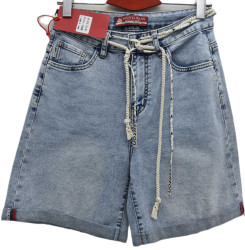 Шорты джинсовые женские ПОЛУБАТАЛ оптом 38902514 1029-64