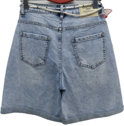 Шорти джинсові жіночі ПОЛУБАТАЛ оптом WEIWEI JEANS