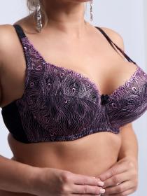 Бюстгальтер Finikin 5126D (  чёрно-розовый, D  6 шт. )