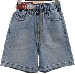 Шорты джинсовые женские ПОЛУБАТАЛ оптом 40598362 292-234