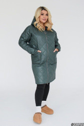 Куртки зимние женские БАТАЛ оптом 60814925 825-1