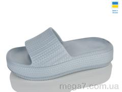 Шлепки, Lot Shoes оптом N78 сіро-блакитний