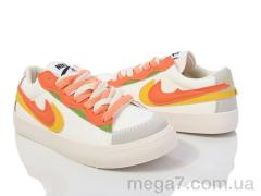 Кроссовки, Violeta оптом HD41(149-45) white-orange