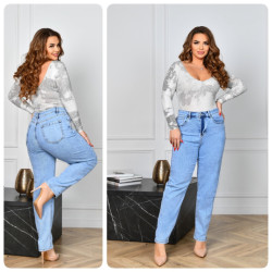 Джинси жіночі БАТАЛ оптом LADY JEANS