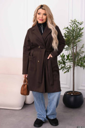 Пальто женские БАТАЛ оптом 97316502 905-378