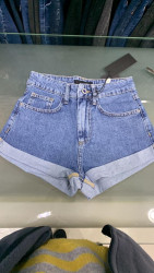 Шорты джинсовые женские CRACPOT оптом 30746198 4527-33