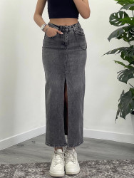 Юбки джинсовые женские оптом 80134296 51225-3