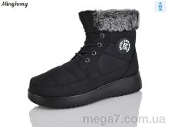 Ботинки, Minghong оптом 290 black