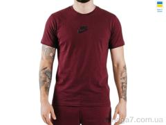 Футболка, Sport style оптом 01NI бордо