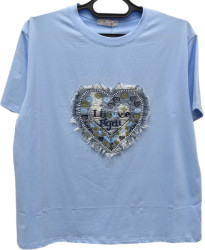 Футболки женские БАТАЛ оптом 21360875 796-170