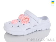 Кроксы, Зручне взуття оптом 411 білий