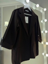 Пиджаки женские (черный) оптом 36489571 969-18