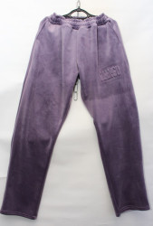 Спортивные штаны женские БАТАЛ на флисе оптом 86745209 03-9