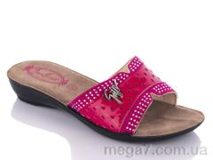 Шлепки, DeMur оптом K26-810 fuchsia (30-35)