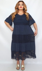 Платья женские БАТАЛ оптом 73248610 25-28