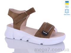 Босоножки, Sali оптом 701-25 карамель-білий з.