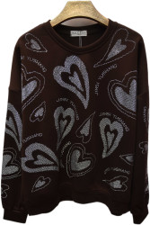 Світшоти жіночі ПОЛУБАТАЛ оптом NANA 