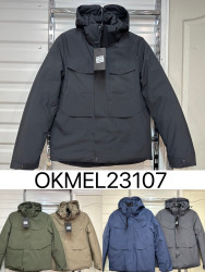 Куртки зимние мужские OKMEL (бежевый) оптом 51046973 OK23107-9