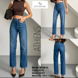 Джинсы МОМЫ женские оптом 05146839 5210
