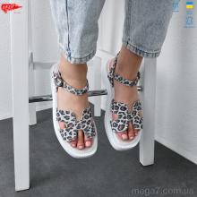 Босоножки, ARTO оптом 430 білий-леоп.